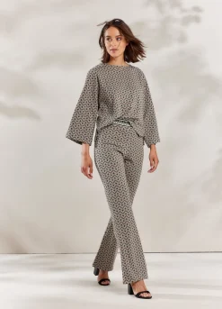 Vrouwen Summum Woman Jersey Pants Met Print