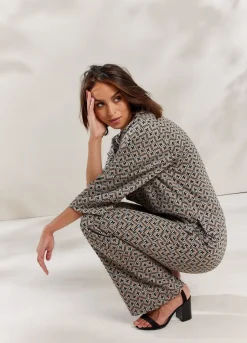 Vrouwen Summum Woman Jersey Pants Met Print