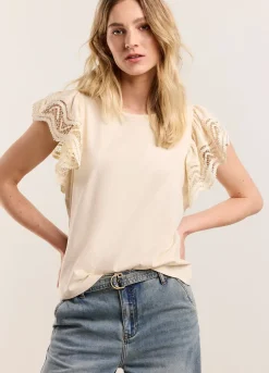 Vrouwen Summum Woman Jersey Top Met Kant