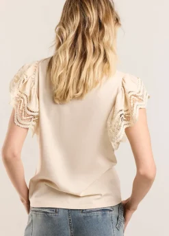 Vrouwen Summum Woman Jersey Top Met Kant