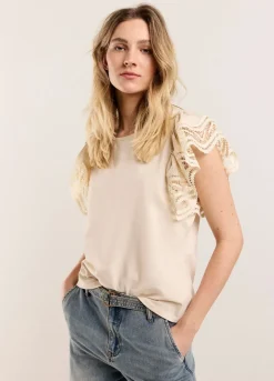 Vrouwen Summum Woman Jersey Top Met Kant
