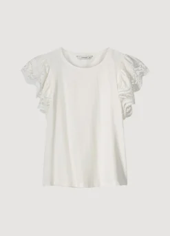 Vrouwen Summum Woman Jersey Top Met Kant