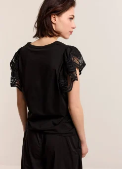 Vrouwen Summum Woman Jersey Top Met Kant