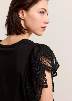 Vrouwen Summum Woman Jersey Top Met Kant