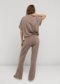 Vrouwen Summum Woman Jersey Wijdepijpenbroek