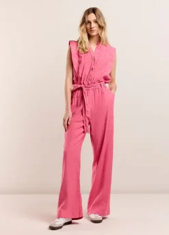 Vrouwen Summum Woman Katoen-Linnen Jumpsuit