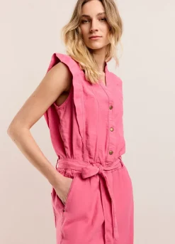 Vrouwen Summum Woman Katoen-Linnen Jumpsuit