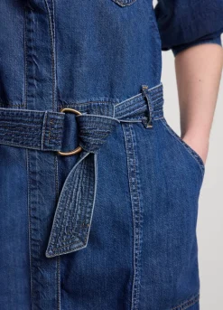 Vrouwen Summum Woman Korte Denim Jurk