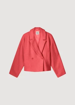 Vrouwen Summum Woman Kort Tweed Jasje