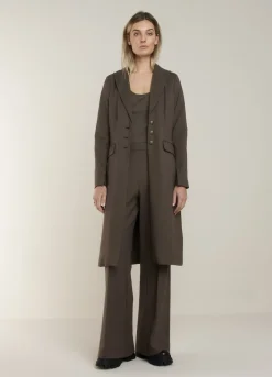 Vrouwen Summum Woman Lange Blazer Getailleerd