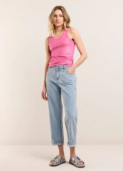 Vrouwen Summum Woman Lasercut 5-Pocket Denim