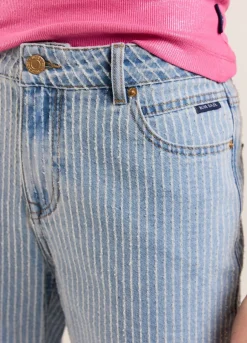 Vrouwen Summum Woman Lasercut 5-Pocket Denim
