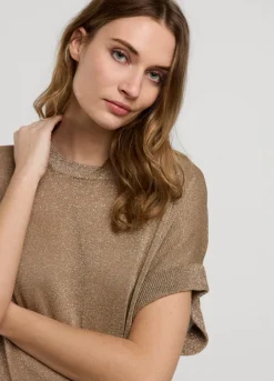 Vrouwen Summum Woman Lurex Boxy Truitje