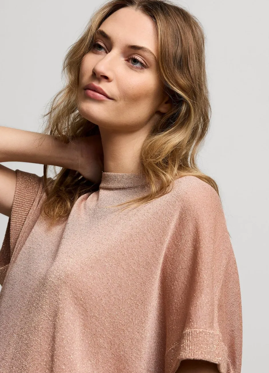 Vrouwen Summum Woman Lurex Boxy Truitje