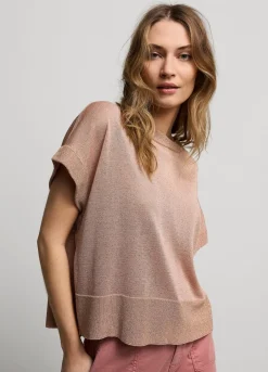 Vrouwen Summum Woman Lurex Boxy Truitje