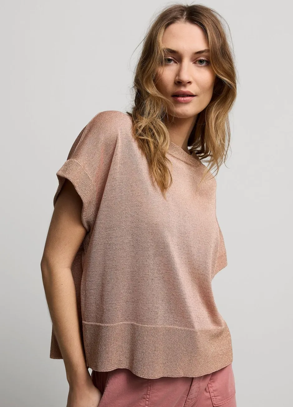 Vrouwen Summum Woman Lurex Boxy Truitje
