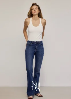 Vrouwen Summum Woman Luxury Basic Singlettop Met Gekruiste Schouderbanden