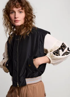Vrouwen Summum Woman Mouwloos Bomberjack