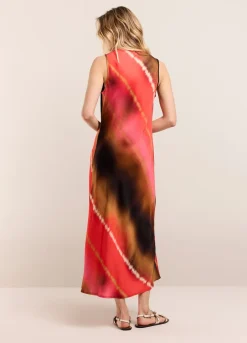 Vrouwen Summum Woman Mouwloze Jurk Faded Print