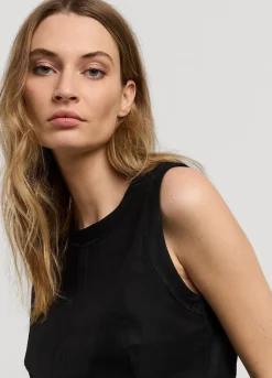 Vrouwen Summum Woman Mouwloze Top Linnenmix