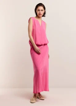 Vrouwen Summum Woman Mouwloze Top Met V-Split