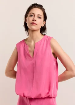 Vrouwen Summum Woman Mouwloze Top Met V-Split
