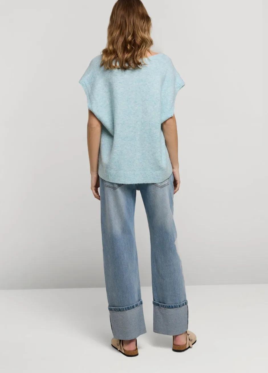 Vrouwen Summum Woman Mouwloze Trui Oversized