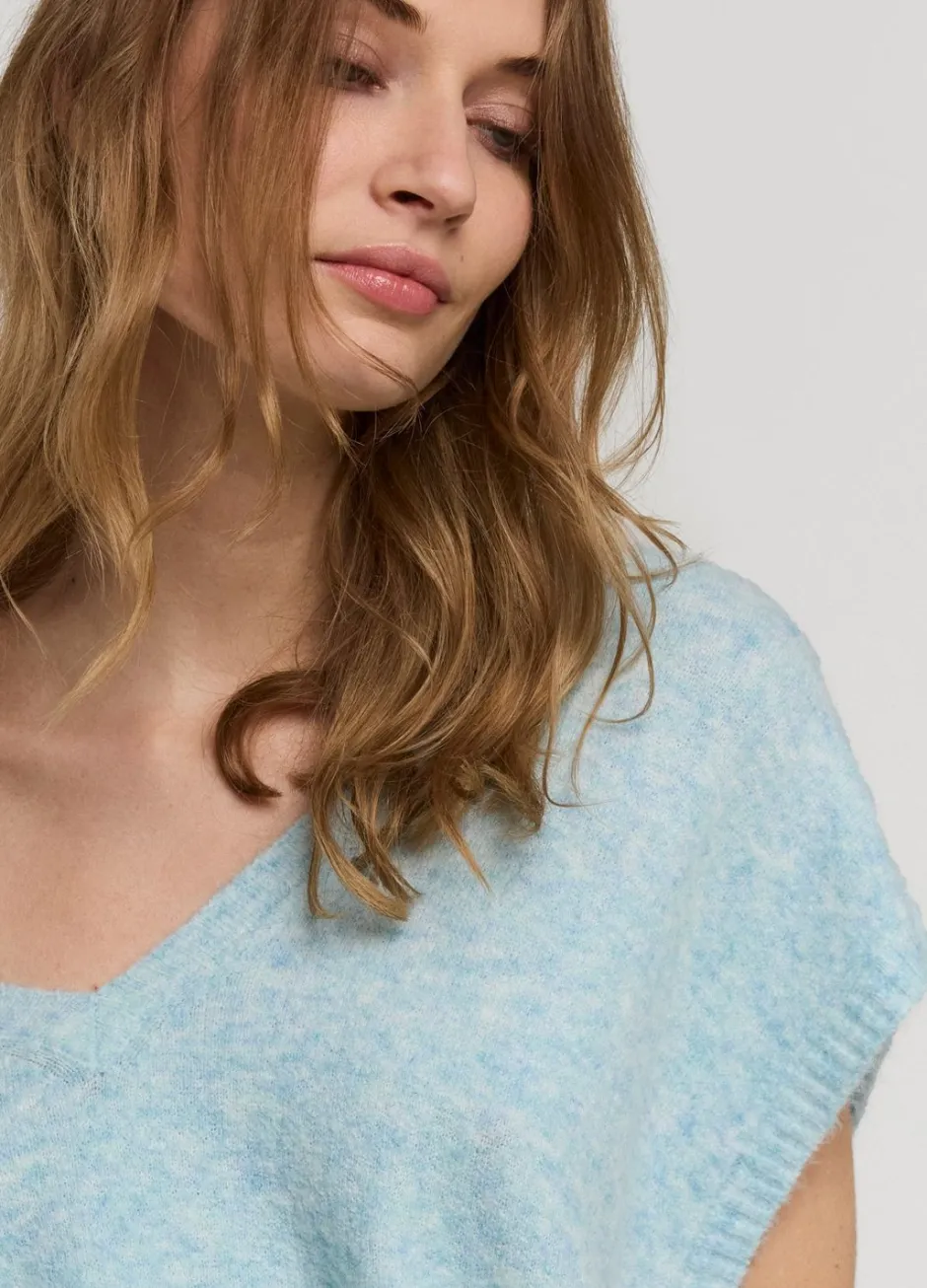 Vrouwen Summum Woman Mouwloze Trui Oversized
