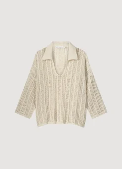 Vrouwen Summum Woman Opengewerkte Trui Oversized
