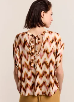 Vrouwen Summum Woman Oversized Zigzag Top