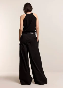 Vrouwen Summum Woman Palazzo Broek Met Ceintuur