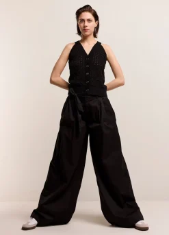 Vrouwen Summum Woman Palazzo Broek Met Ceintuur