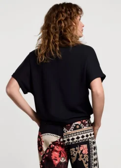 Vrouwen Summum Woman Scuba Top Met Korte Mouw