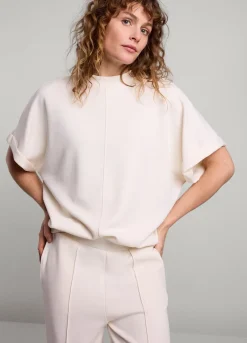 Vrouwen Summum Woman Scuba Top Met Korte Mouw