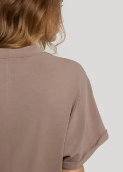 Vrouwen Summum Woman Scuba Top Met Korte Mouw