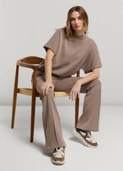 Vrouwen Summum Woman Scuba Top Met Korte Mouw