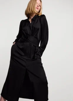 Vrouwen Summum Woman Silky Touch Doorknoopjurk