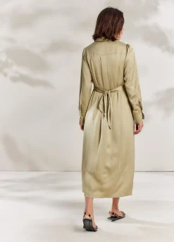 Vrouwen Summum Woman Silky Touch Doorknoopjurk