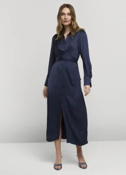 Vrouwen Summum Woman Silky Touch Doorknoopjurk