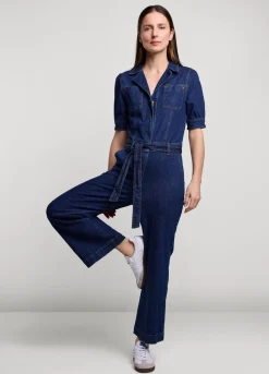 Vrouwen Summum Woman Slim Fit Denim Jumpsuit