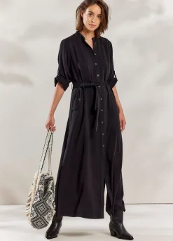 Vrouwen Summum Woman Stoere Doorknoopjurk