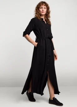 Vrouwen Summum Woman Stoere Doorknoopjurk
