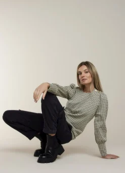 Vrouwen Summum Woman Top Met Ballonmouw
