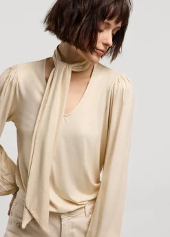 Vrouwen Summum Woman Top Met Losse Sjaal