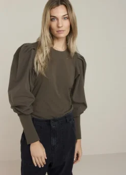Vrouwen Summum Woman Top Met Opvallende Mouw