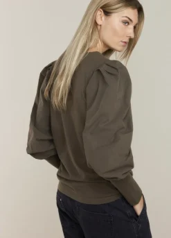 Vrouwen Summum Woman Top Met Opvallende Mouw
