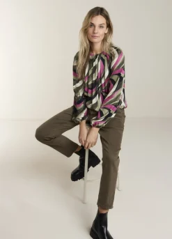 Vrouwen Summum Woman Top Met Pofmouw