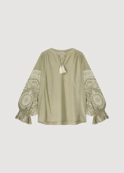 Vrouwen Summum Woman Top Met Rijk Borduurwerk