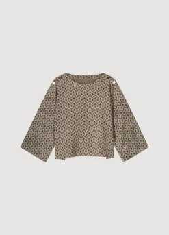 Vrouwen Summum Woman Top Met Ruitjes Jacquard