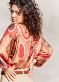 Vrouwen Summum Woman Top Met Smalle Boothals